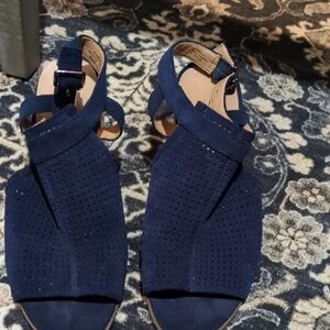 Franco Sarto Deep Blue Sandals